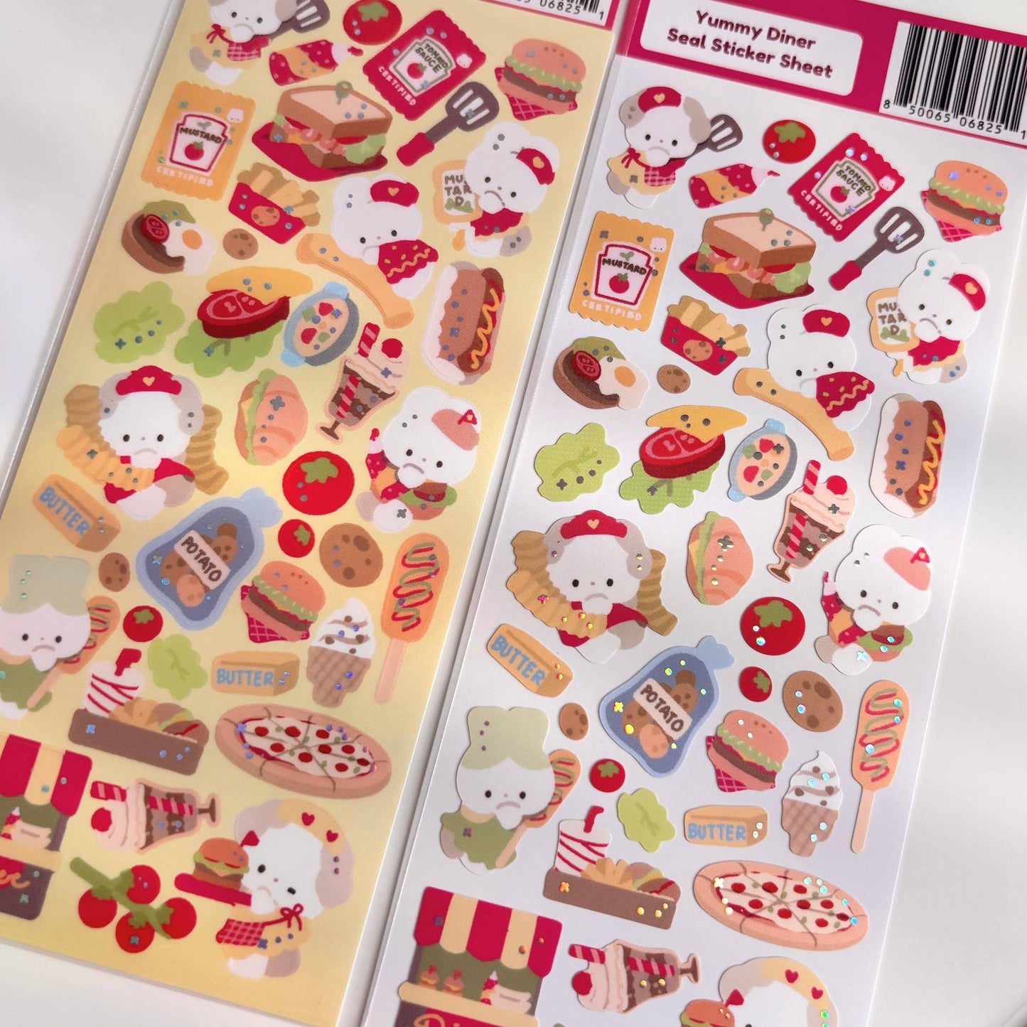 Atelier by Jo Yummy Diner Deco Sticker Sheet