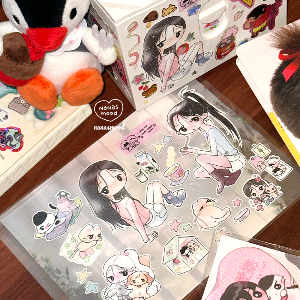 Nanasmood Zip Sticker