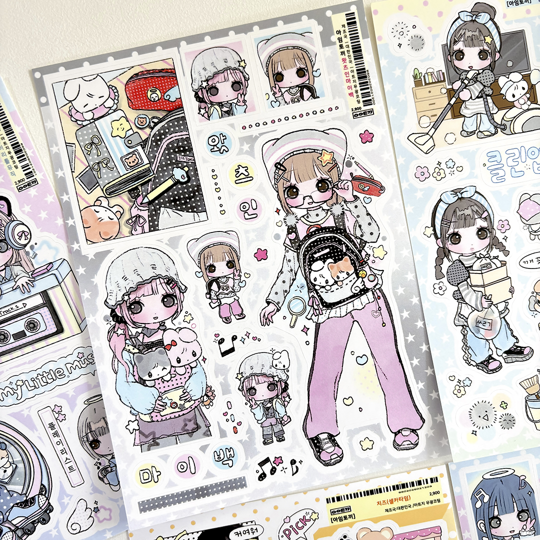 imtokki What's in my bag Sticker