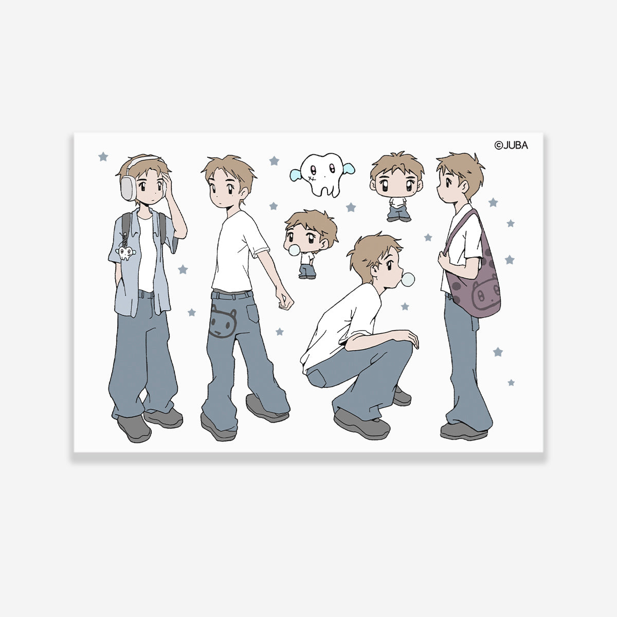 Juba Boy's Lookbook Sticker
