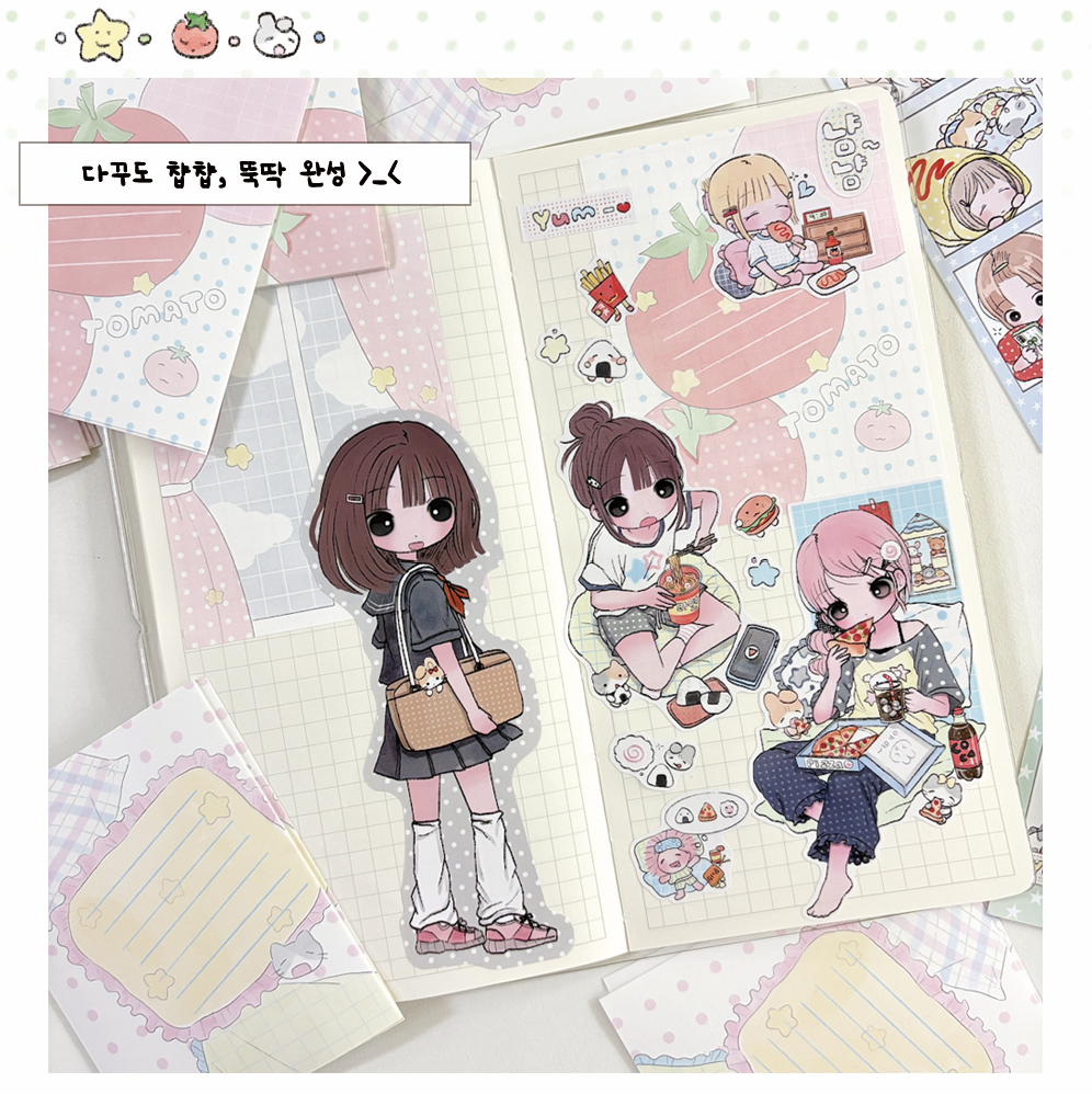 imtokki Cozy Imitation Memo Sticker Pack