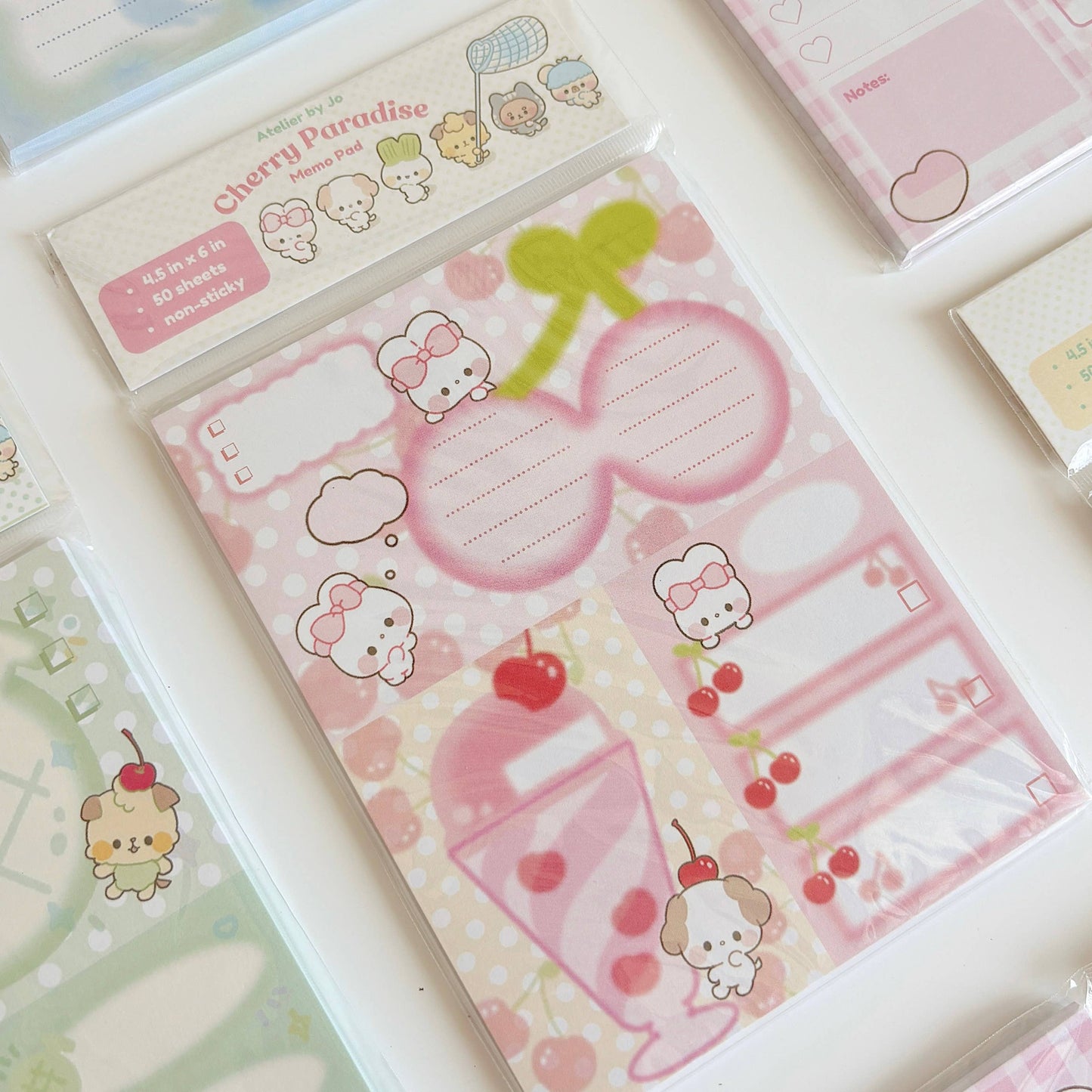 atelier by jo Cherry Paradise Memopad