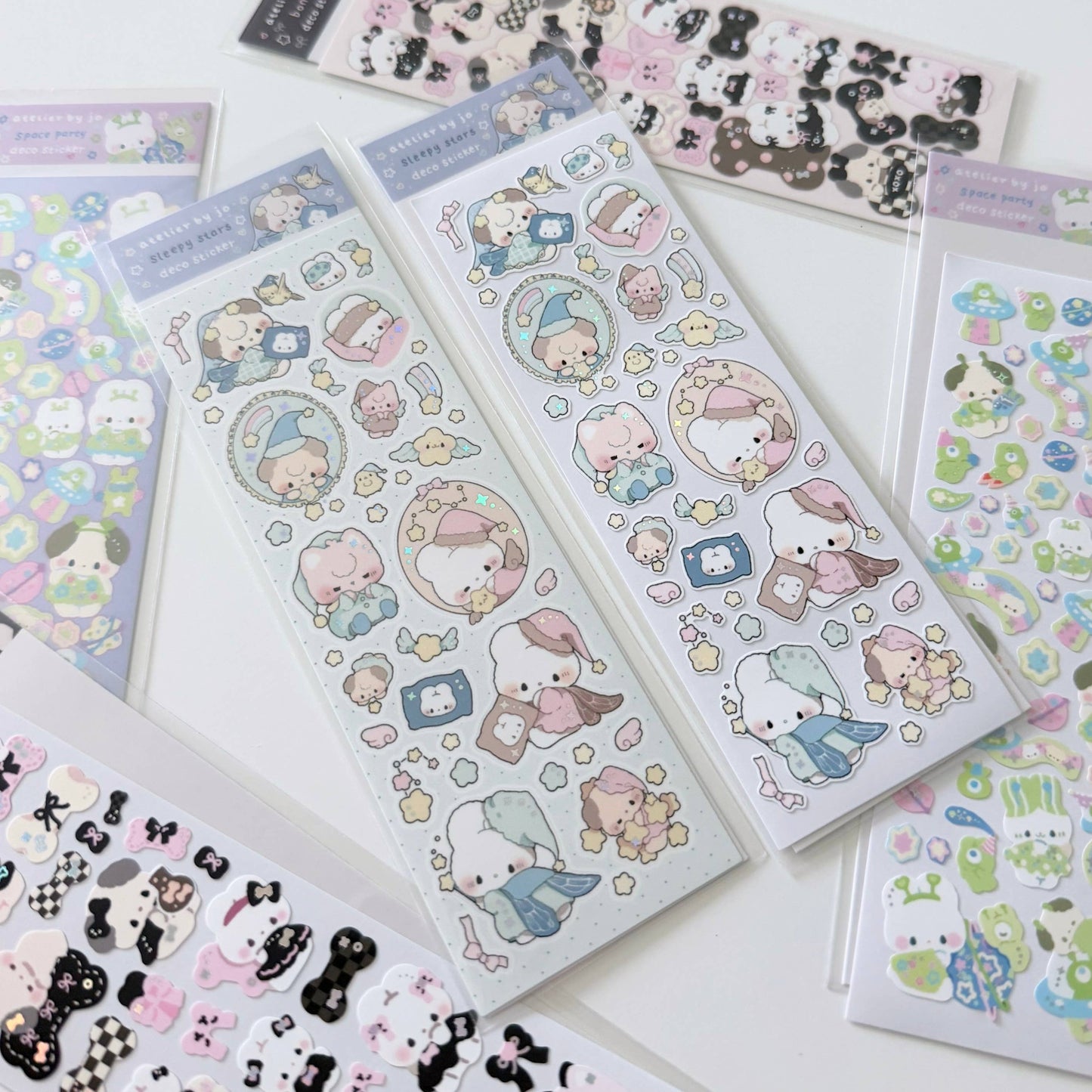 Atelier by Jo Sleepy Stars Sticker Sheet