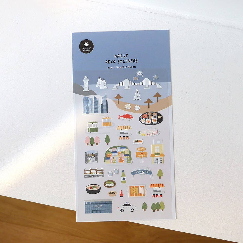 suatelier Travel in Busan sticker