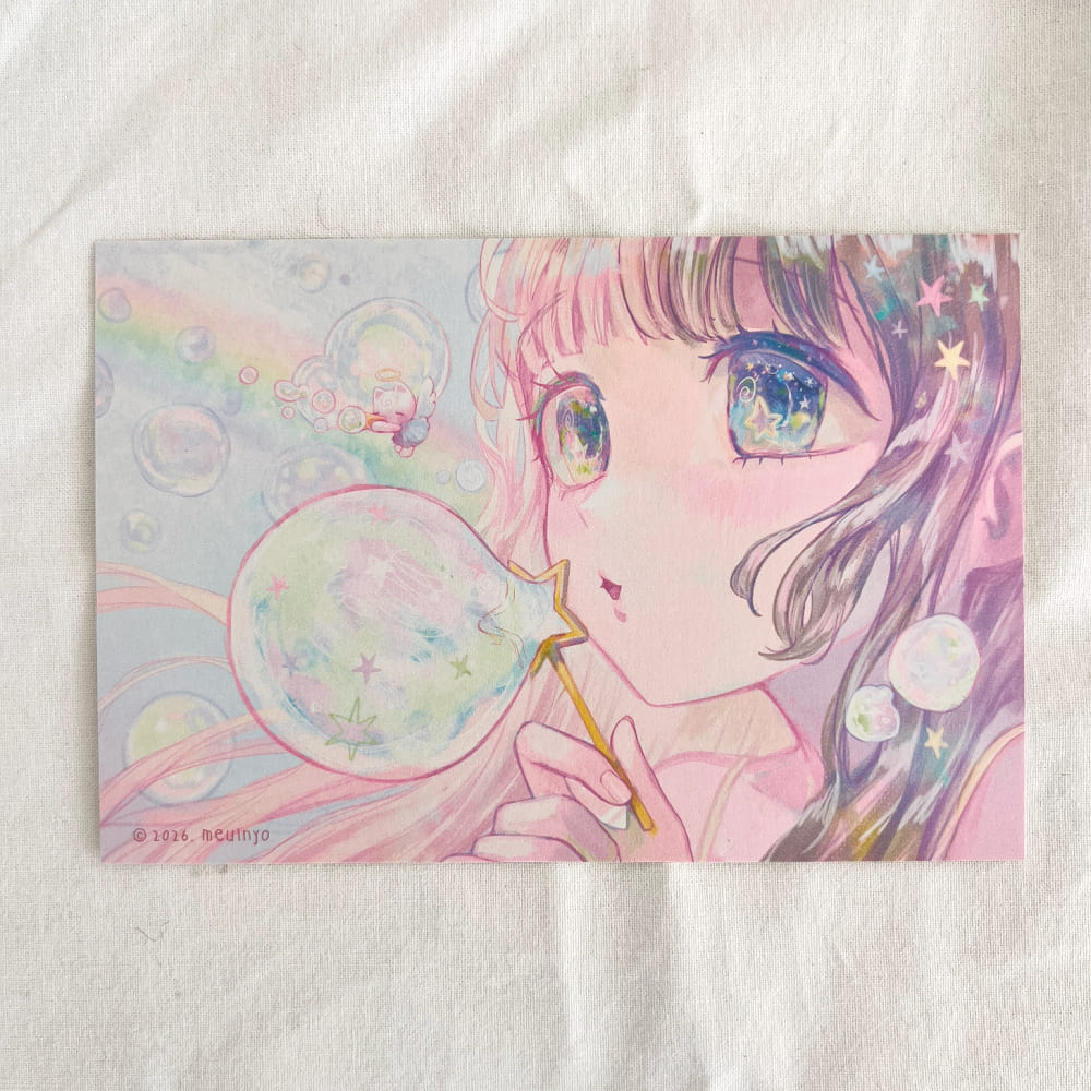 Meulnyo Bubbles in a Dream Postcard