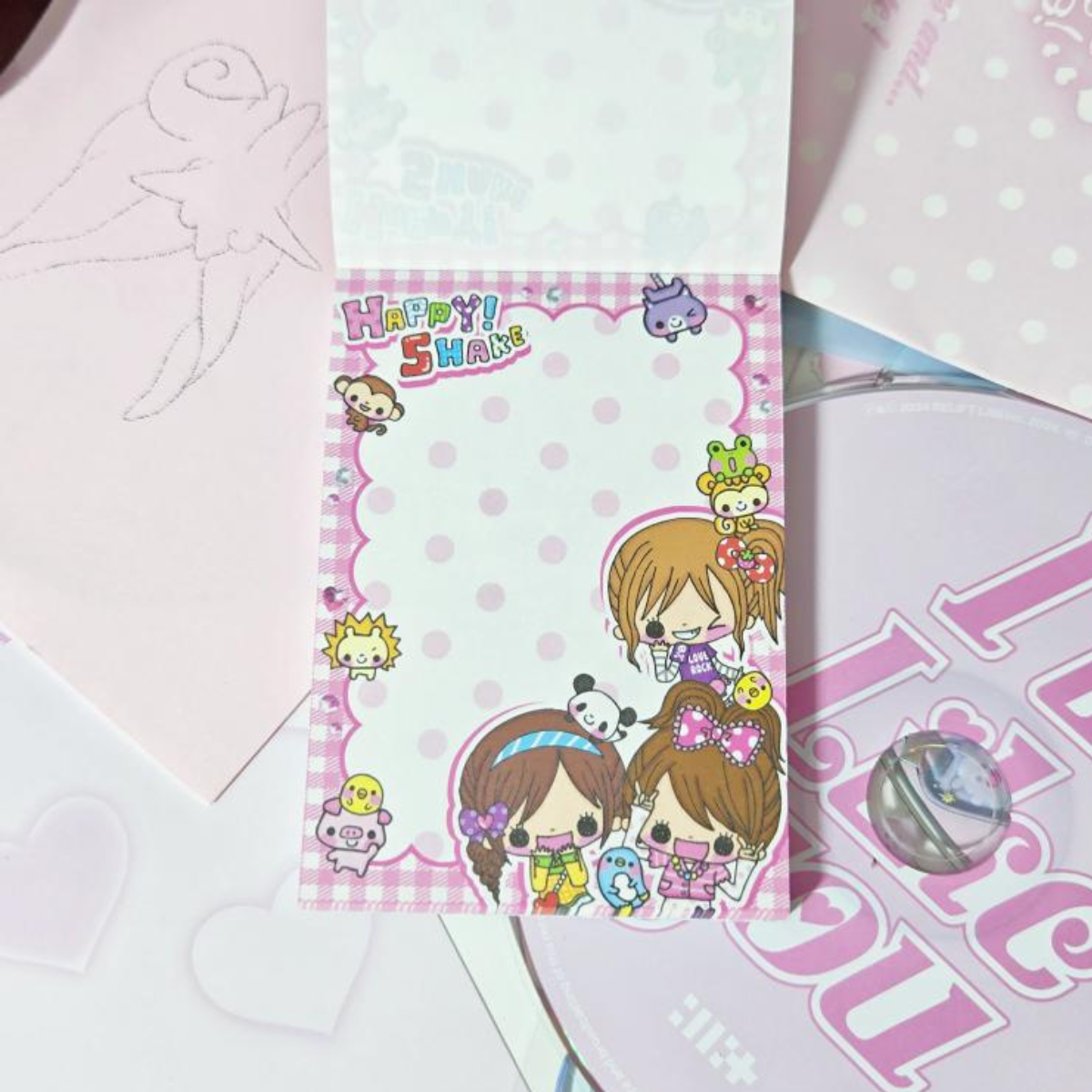 Q-LIA Happy Shake Heisei Retro Mini Memo Pad