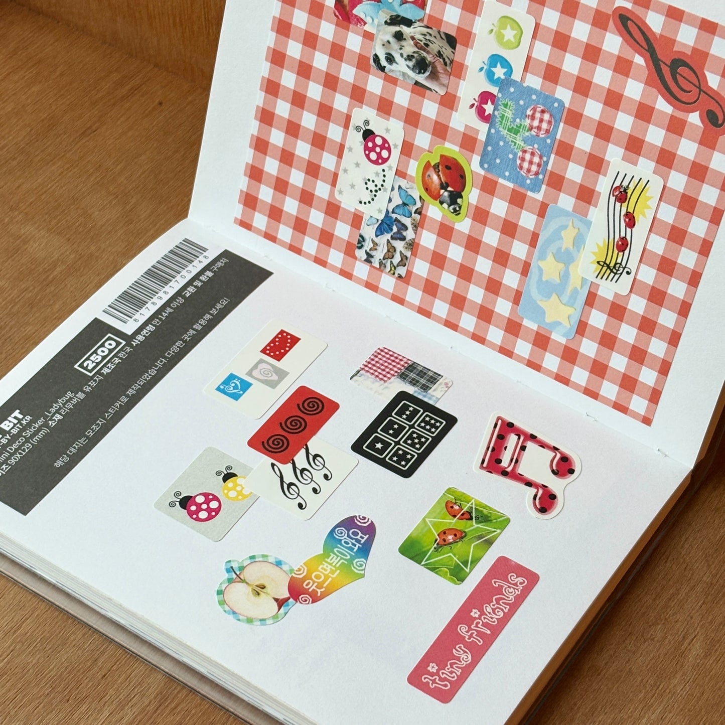 bitbybit ladybug mini deco sticker