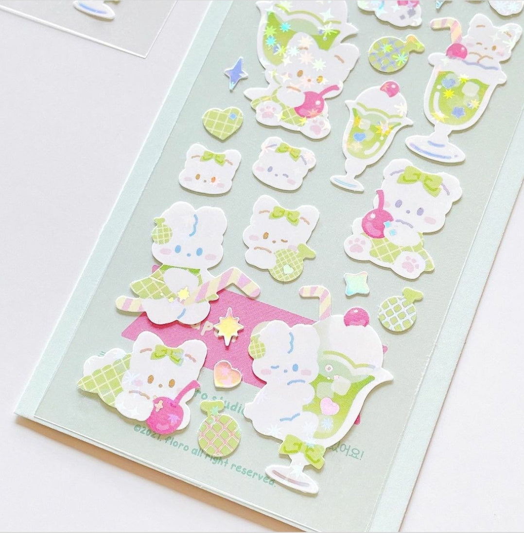 Floro studio melon soda sticker