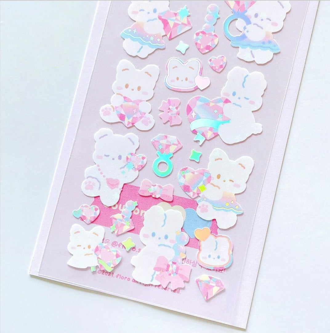Floro studio bling bling sticker
