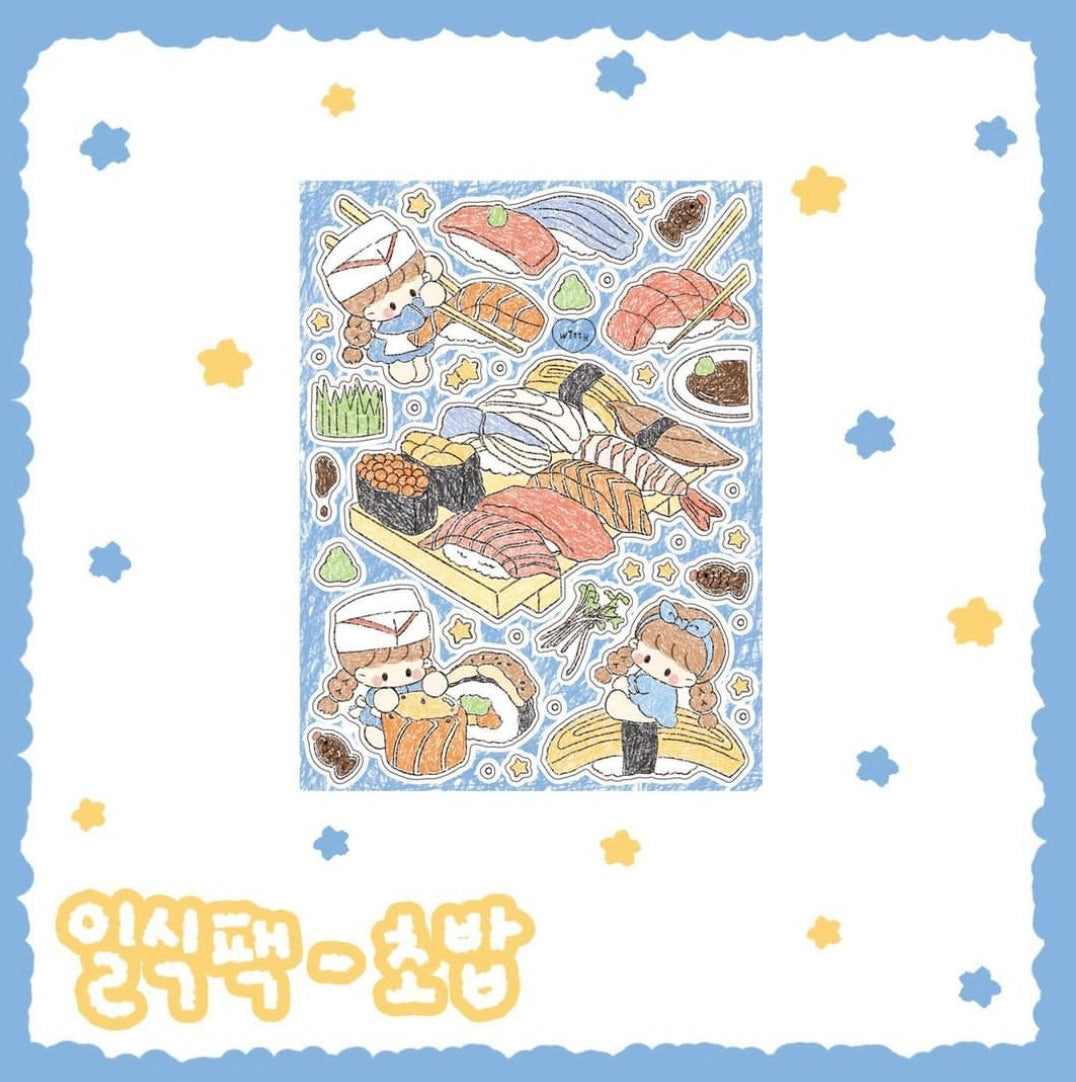 Cotton Danchoo Sushi Sticker