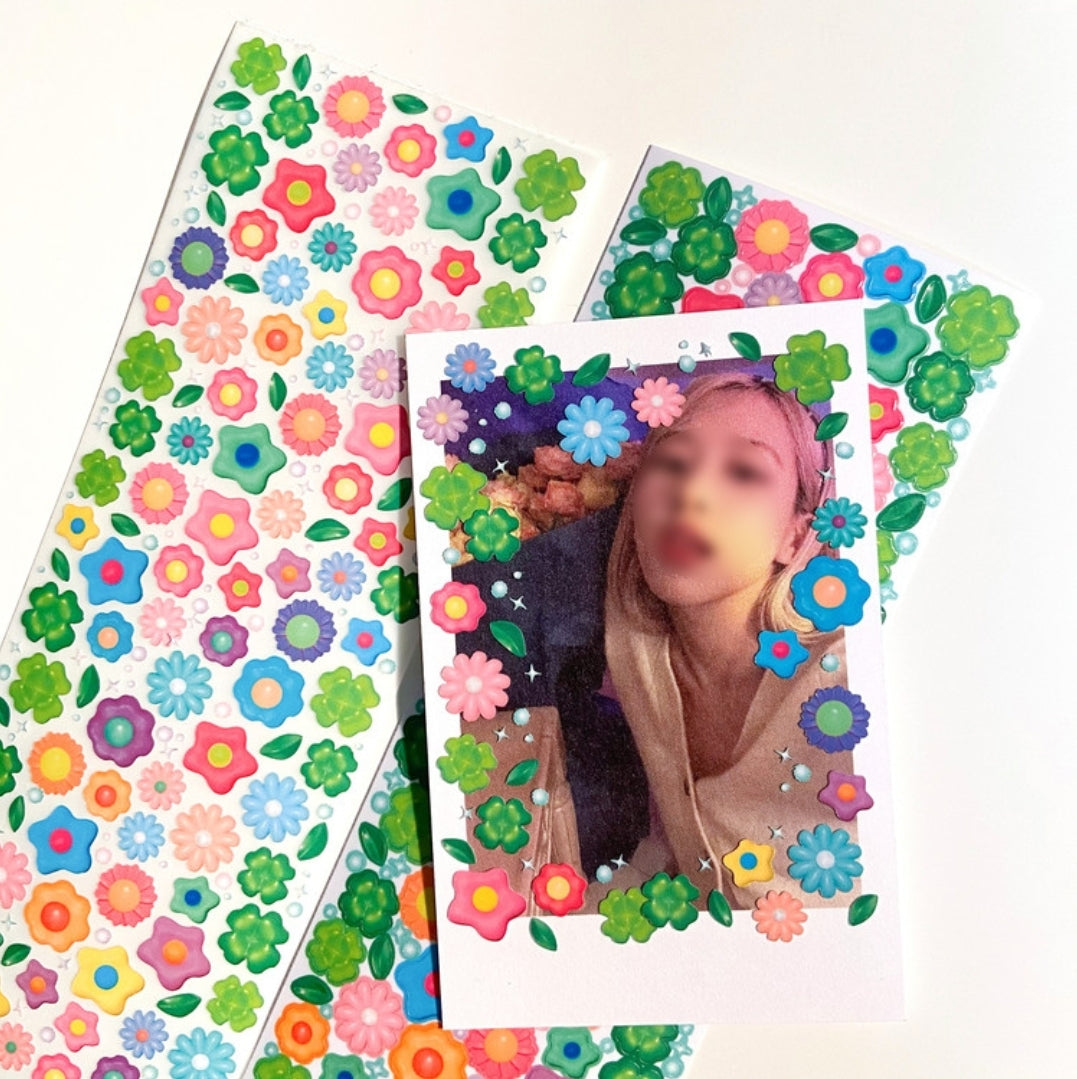 Moii ttoi flower sticker