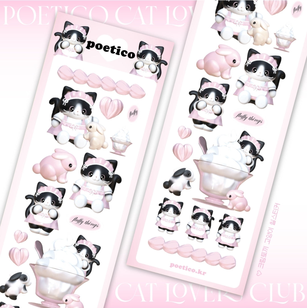 Poetico sweet maid sticker