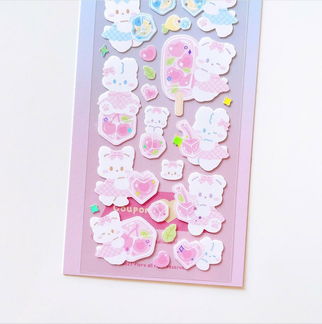 Floro studio ice fruit sticker
