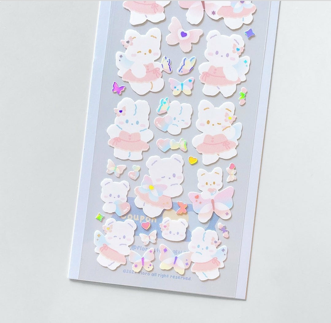 Floro studio butterfly sticker