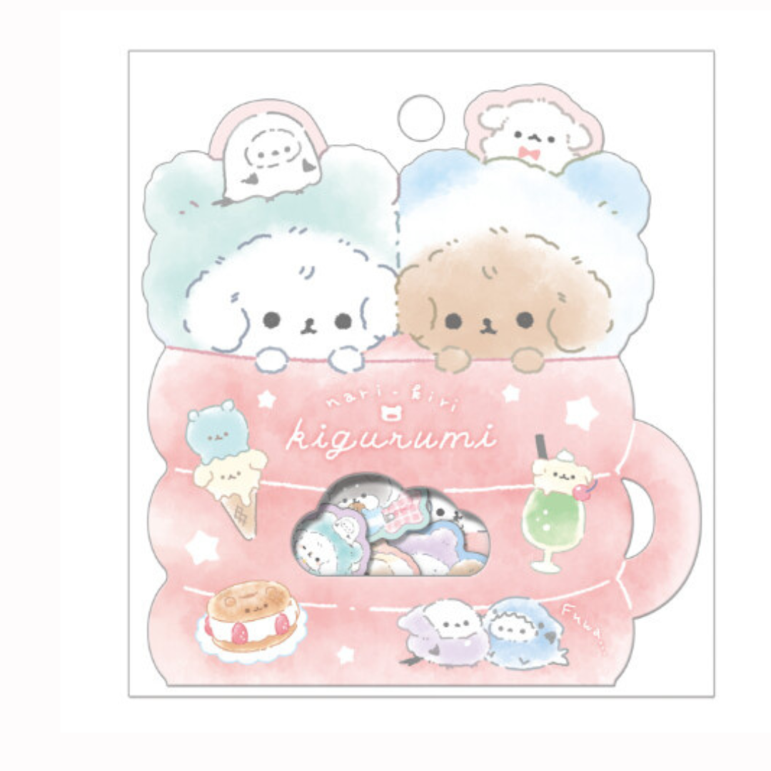 Q-Lia Bunny cozy Sticker Flakes Set