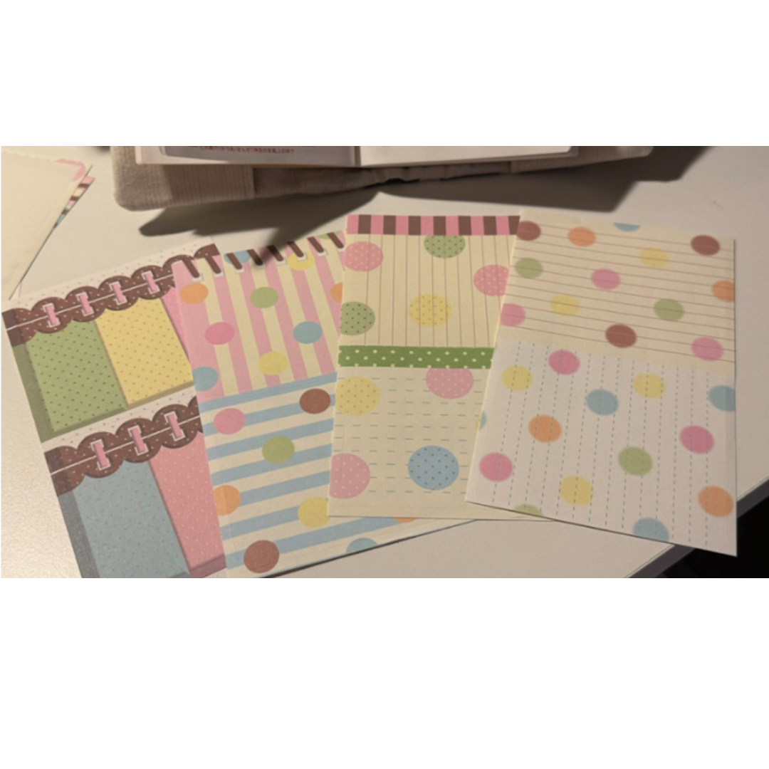 IO Studio Candy Square Imitation Paper Sticker Set