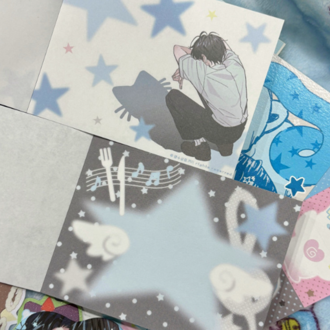 Beast Shop Blue White Memo Pad (2 vars)