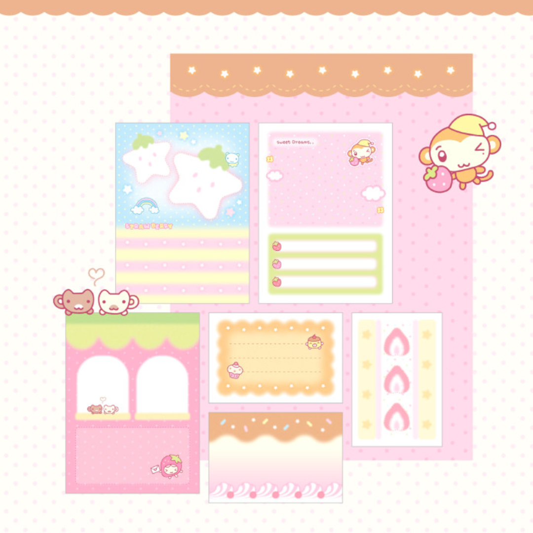 Jhove Square Sweet Memo Sticker Pack