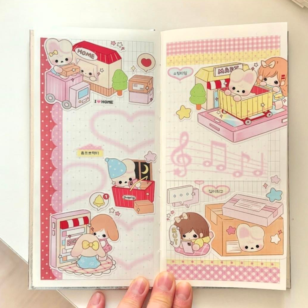 theglintof Candy Ice-Cream Drops Kiss-Cut Tape