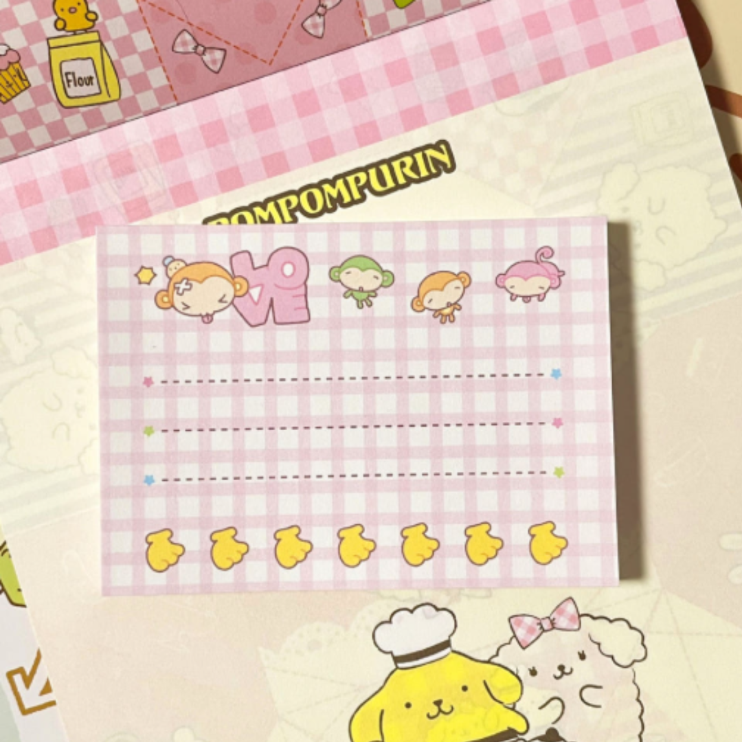 Jhove Studio Monkey Love Memo Pad