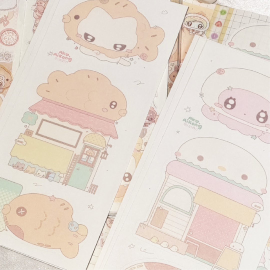 Ako, Aikong One Bite Imitation Paper Sticker (2 vars)