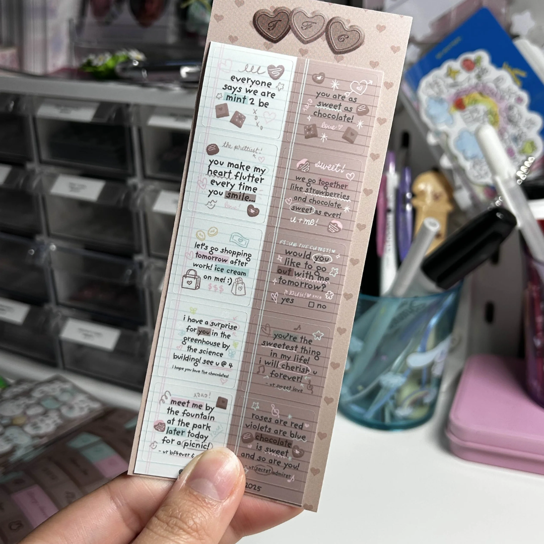 thefairyclub Fairy Chocolatier Love Notes sticker
