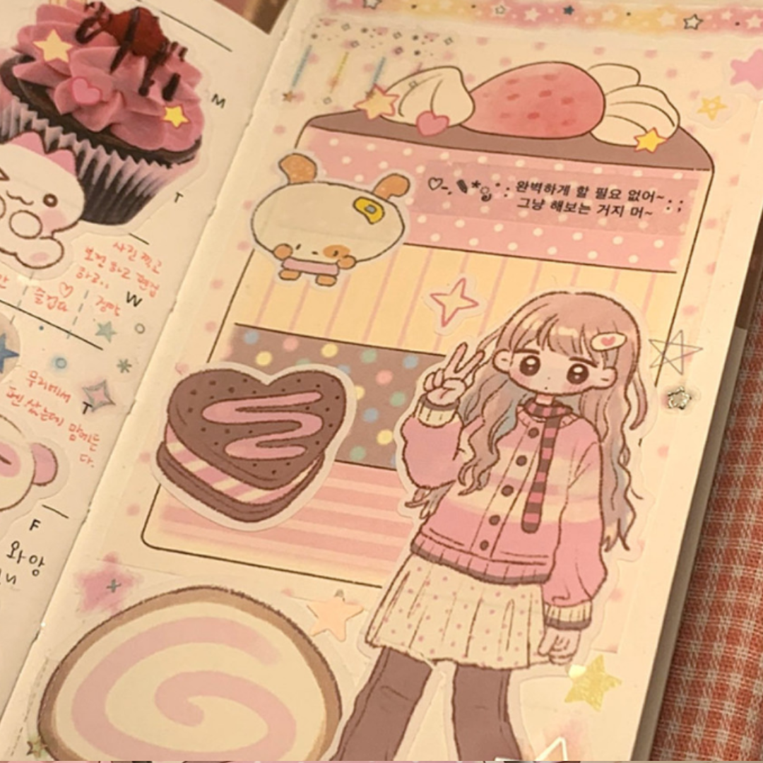 Pink Rue Sweets Memo Pad (2 vars)