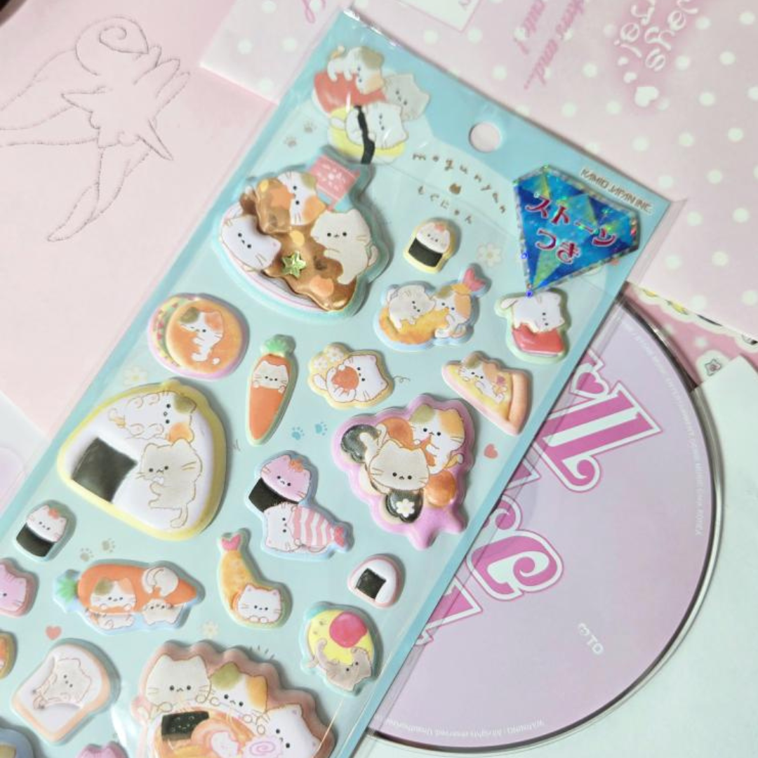 Kamio Mogunyan Japanese Food Puffy Sticker