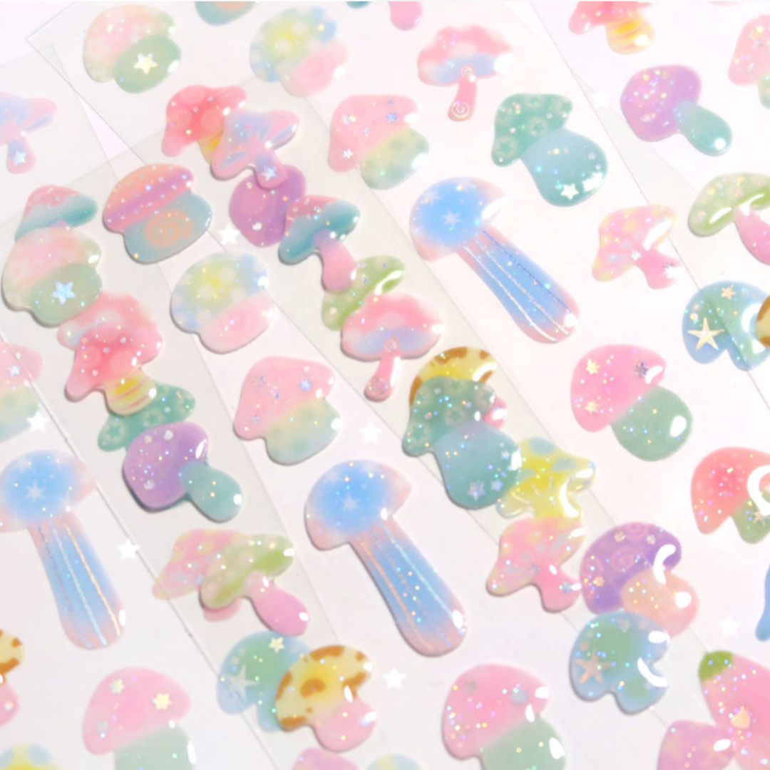 Pearly Button Gummy Shrooms Sticker