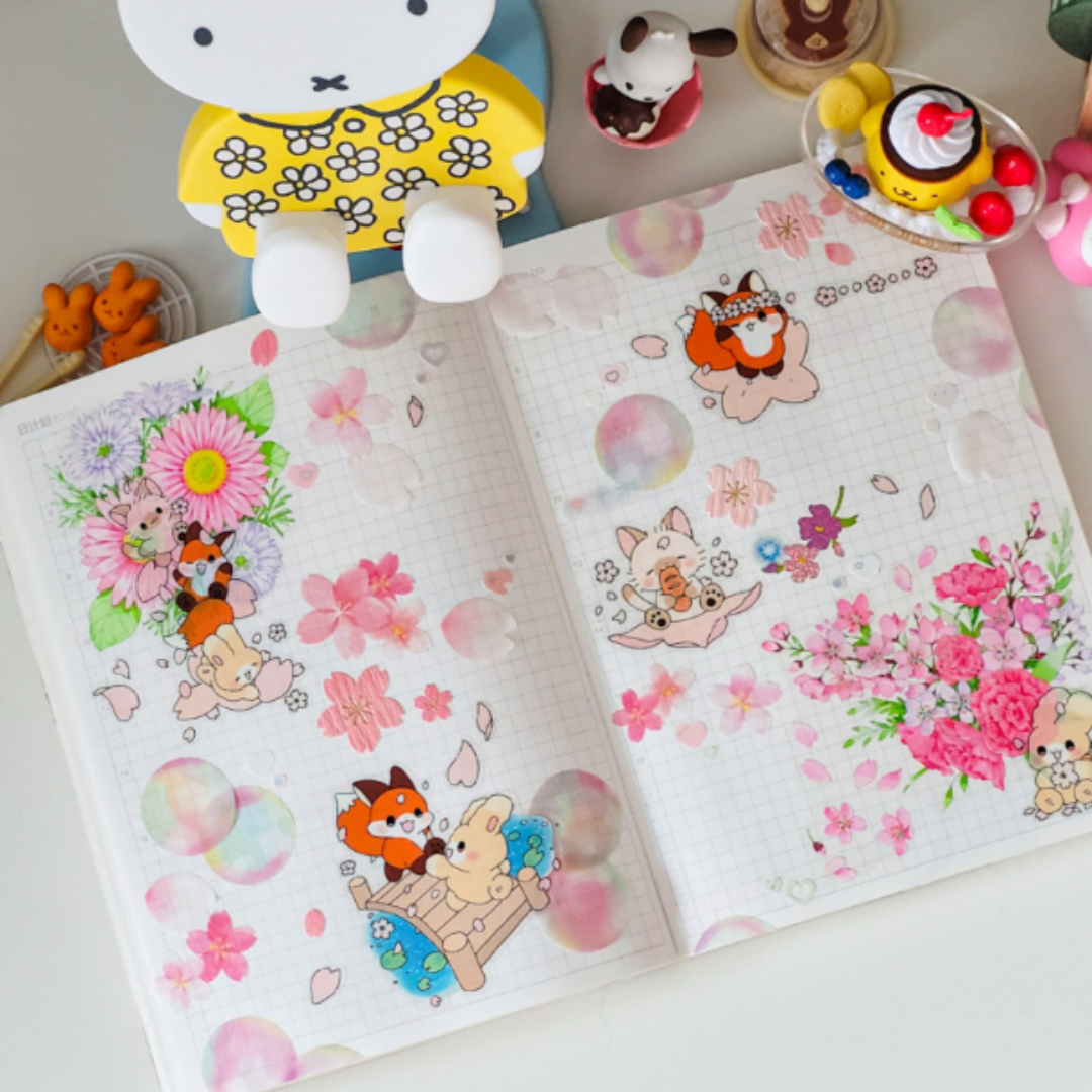 SOMSOMSOSOS Cherry Blossom Festival Sticker