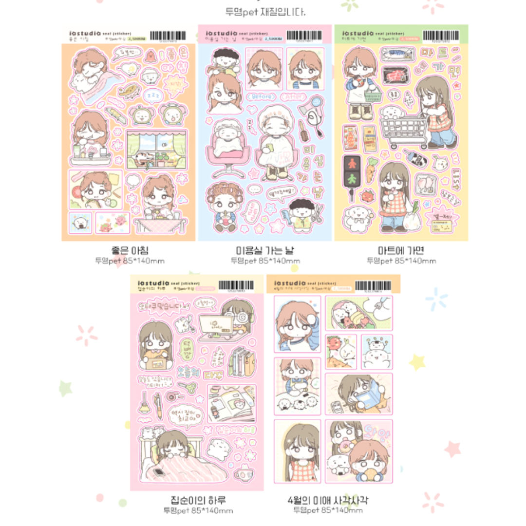 IO Daily Tasks Sticker (5 Vars.)