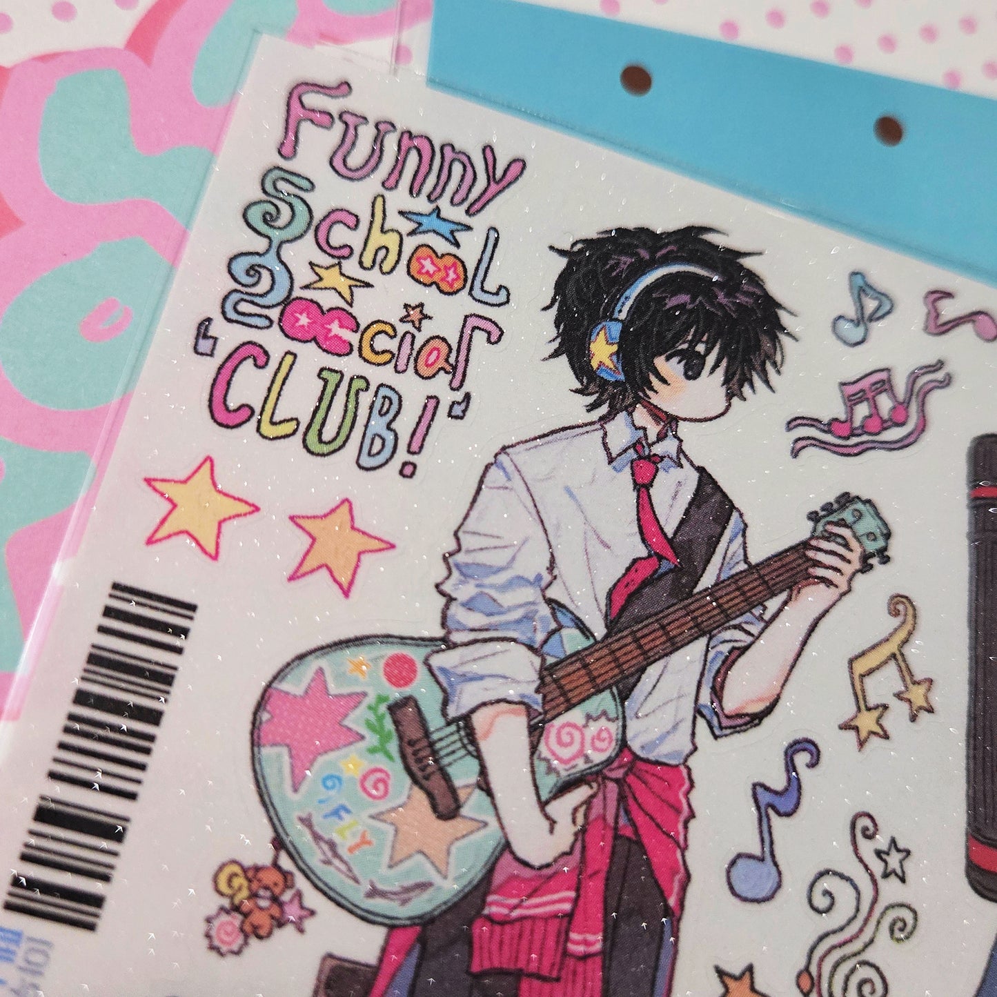Amustew Fun School Spirit Club Sticker