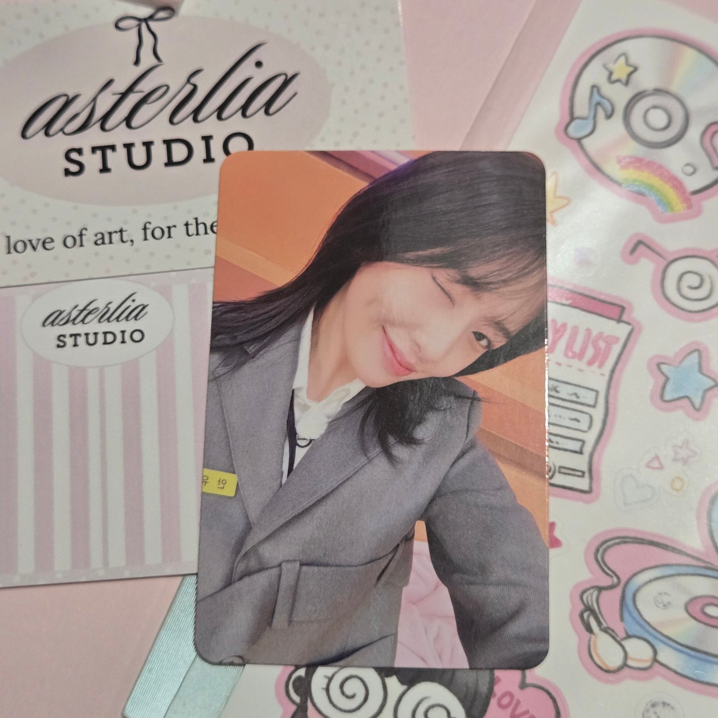 IVE Yujin Secret Soundwave Fan Sign Photocard