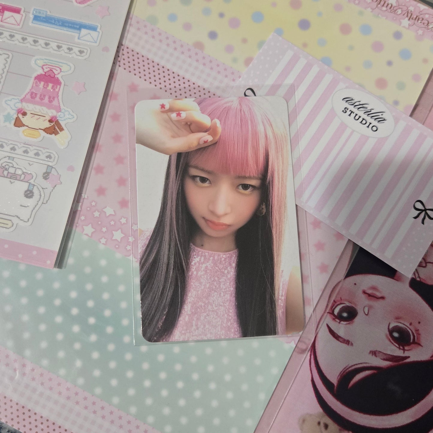 IVE Rei Secret WithMuu Fan Sign Photocard
