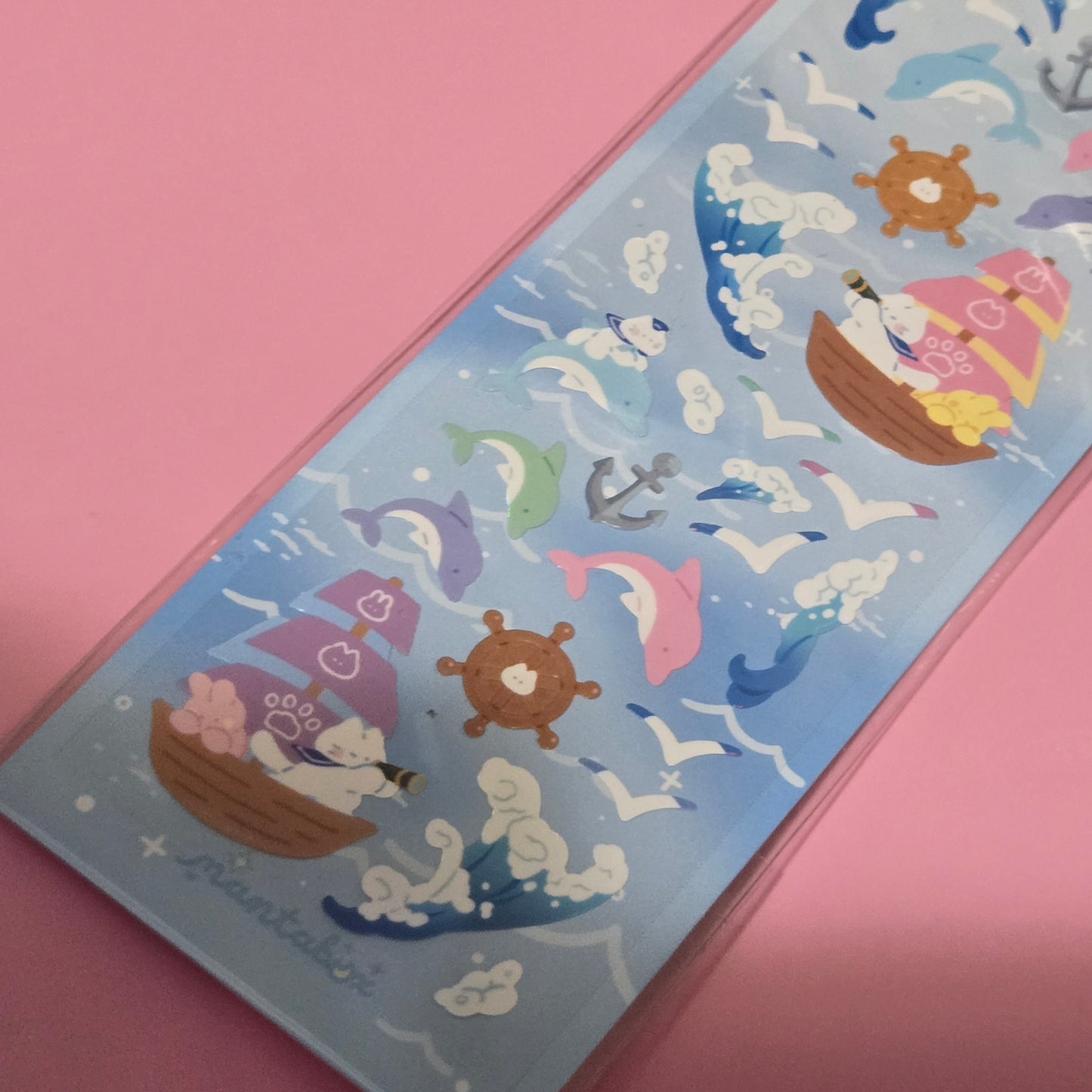 Manta Box Sailing sticker