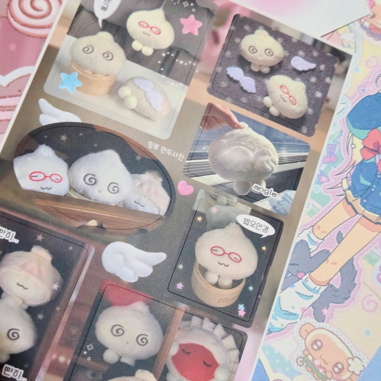 Pink Rue Dumpling Adventure Sticker