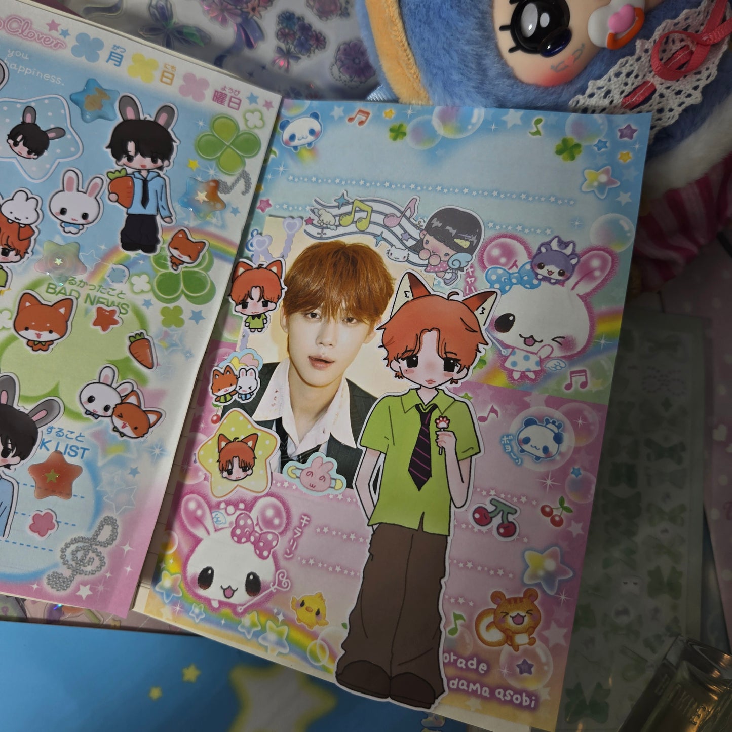 Asterlia Studio Fox and Bunny Sticker