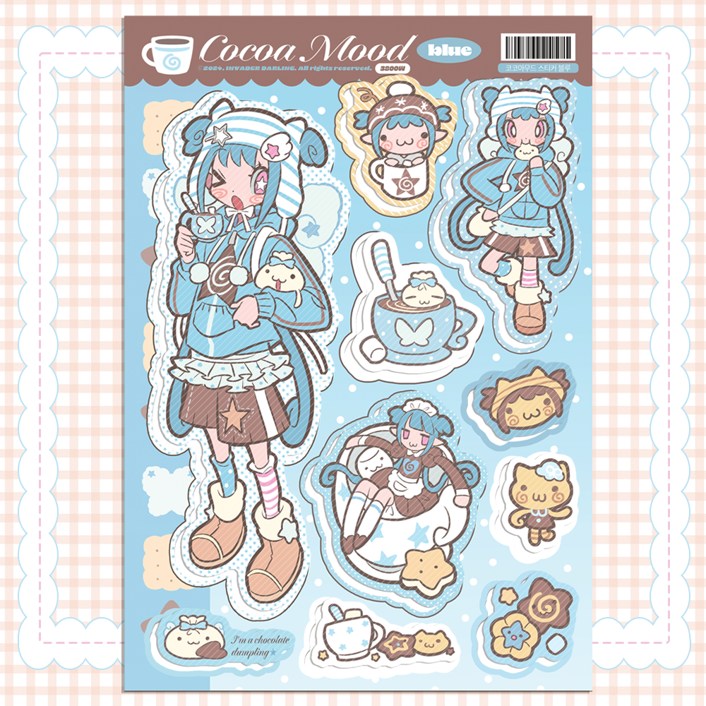 Invader Darling Cocoa Sticker