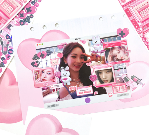 Moii Ttoi Cyber Frame Sticker Sheet