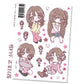 Jalsara Strawberry Chocolate Girls Sticker