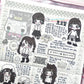 Jalsara Black and white girls Ver. 1 Sticker