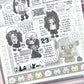 Jalsara Black and white girls Ver. 1 Sticker