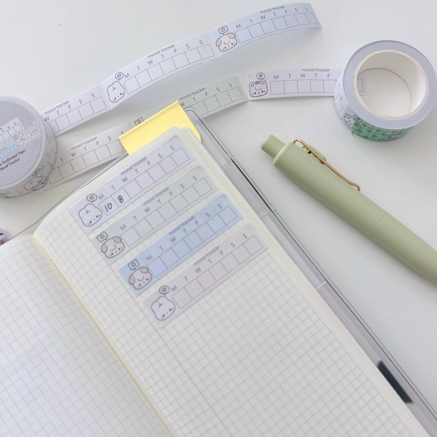 Atelier by Jo Perforated Memo Roll: Mood Tracker