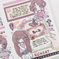 Jalsara Strawberry Chocolate Girls Sticker