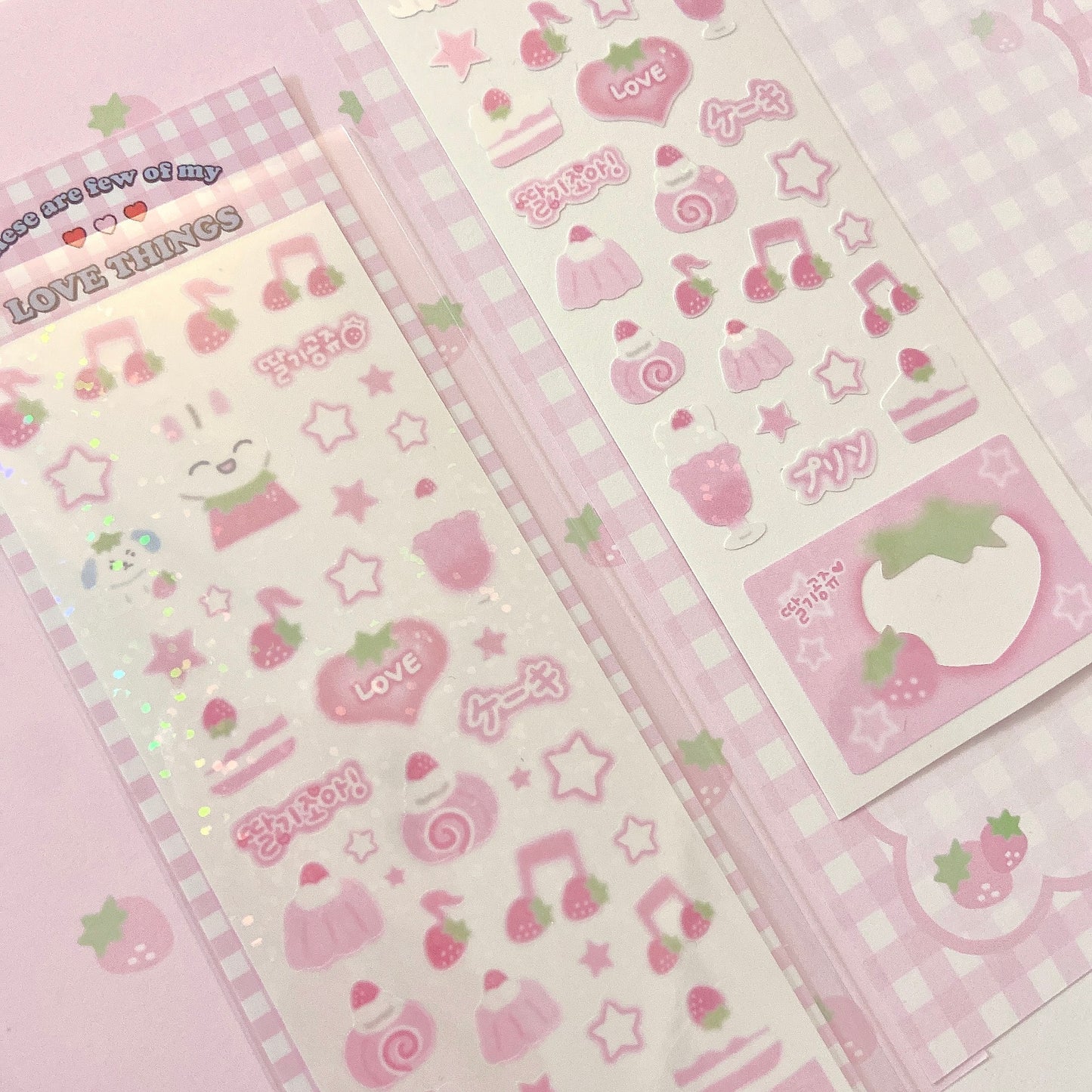 Love Things Strawberry Party Sticker