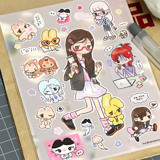 Nanasmood Workaholic Sticker