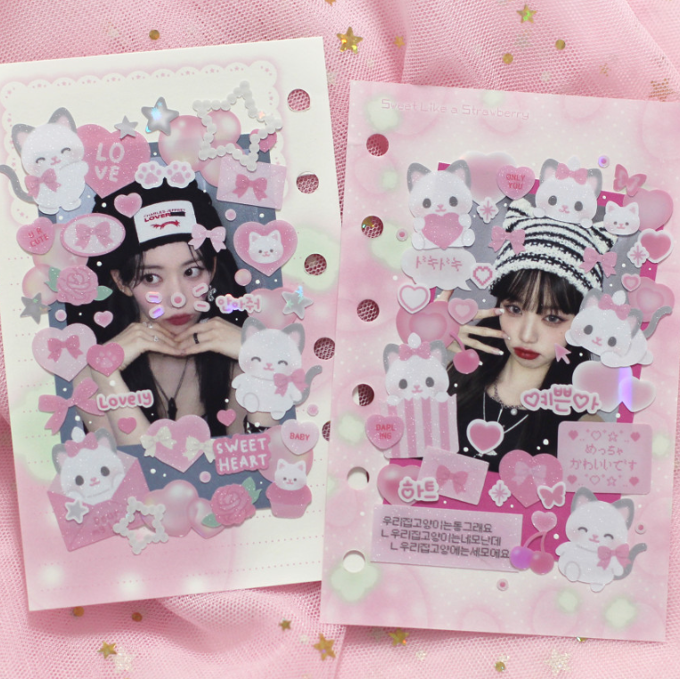 Angora Lora Heart Candy Sticker