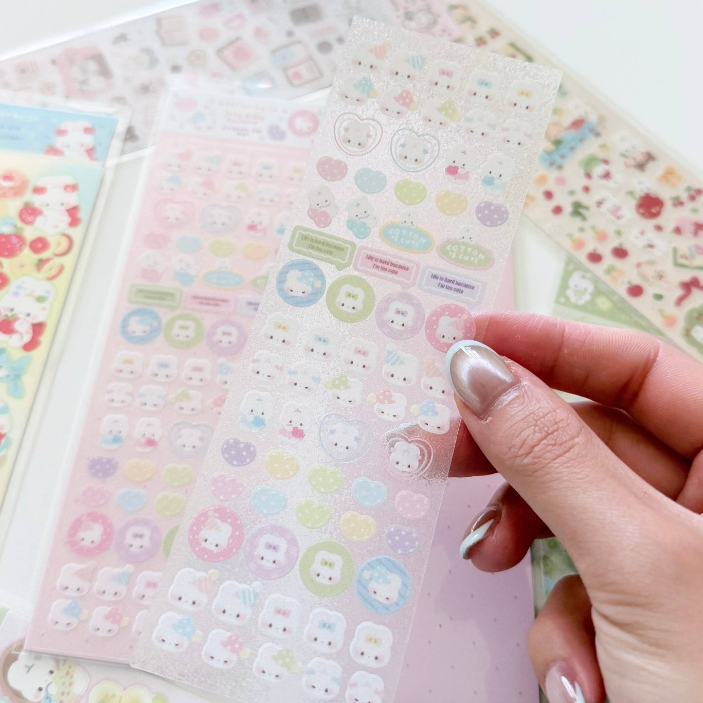 Atelier By Jo Teeny Tiny Glitter Sticker Sheet 2 vars