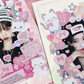 Angora Lora Cat Label Sticker