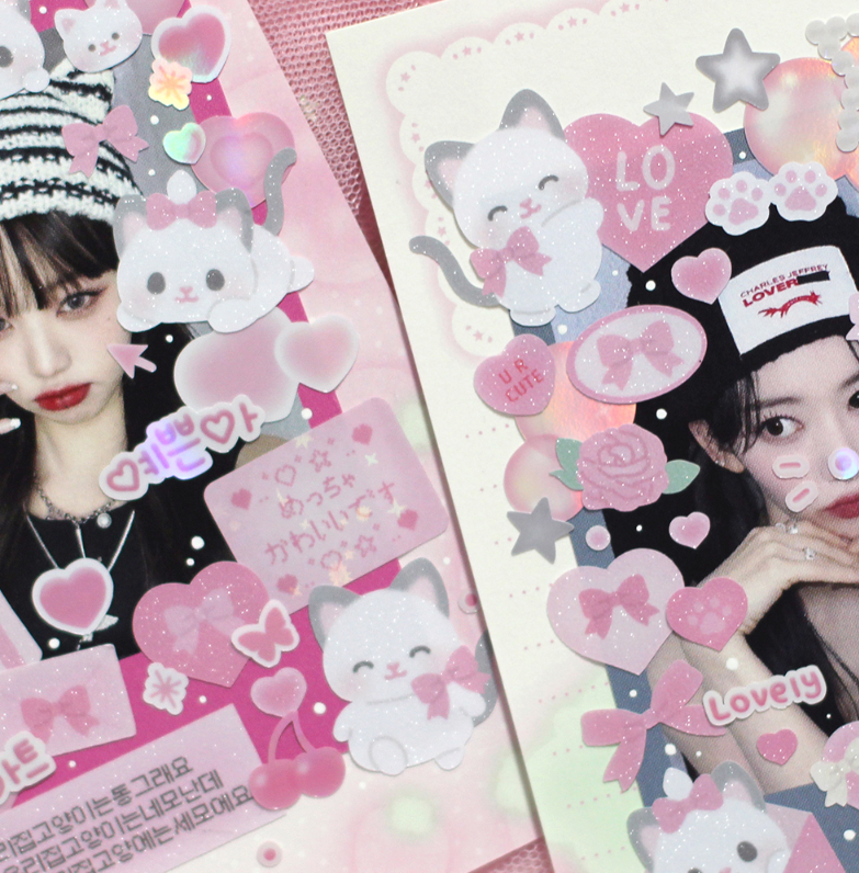 Angora Lora Heart Candy Sticker